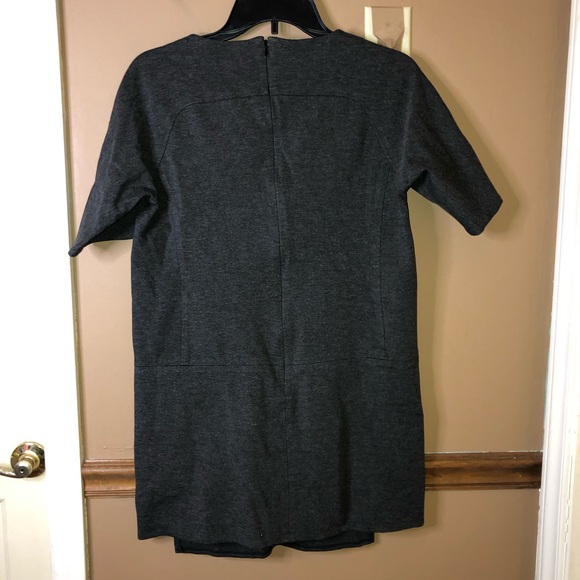 Tibi New York Flap Front Pocket Asymetrical Hem Short Sleeve Tunic Dress Small - Picture 2 of 9